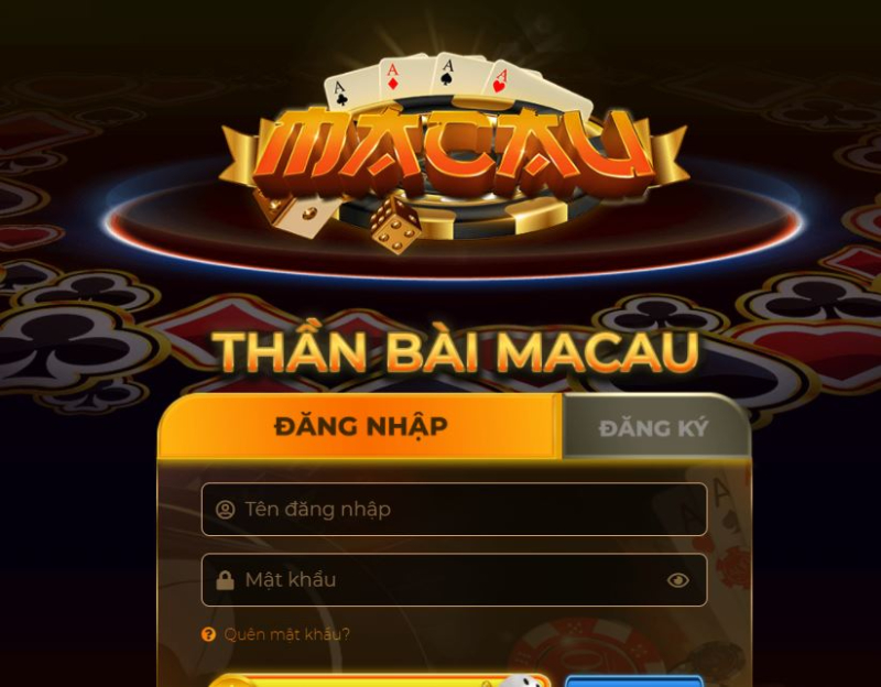 Đăng ký tài khoản trên cổng game Macao Club